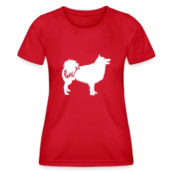 Hund Dog - Frauen Funktions-T-Shirt - Rot - Vorne - AI Model Female 172 dark (172cm)