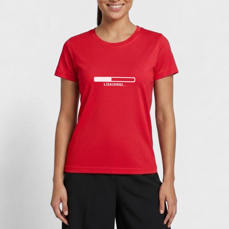 Loading Bar - Computer Women's Functional T-Shirt