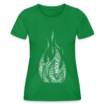 Jesus Jesus Jesus Jesus Heiliger Geist Heiliger Geist - Frauen Funktions-T-Shirt - Kelly Green - Vorne - AI Model Female 172 dark (172cm)