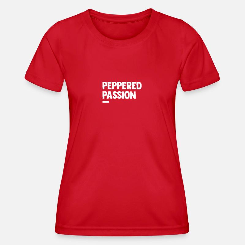 Arawara - Peppered Passion - Women's Functional T-Shirt - red