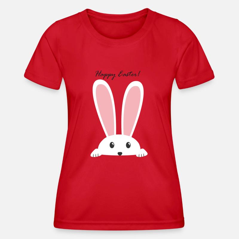 Happy Easter - Women's Functional T-Shirt - red