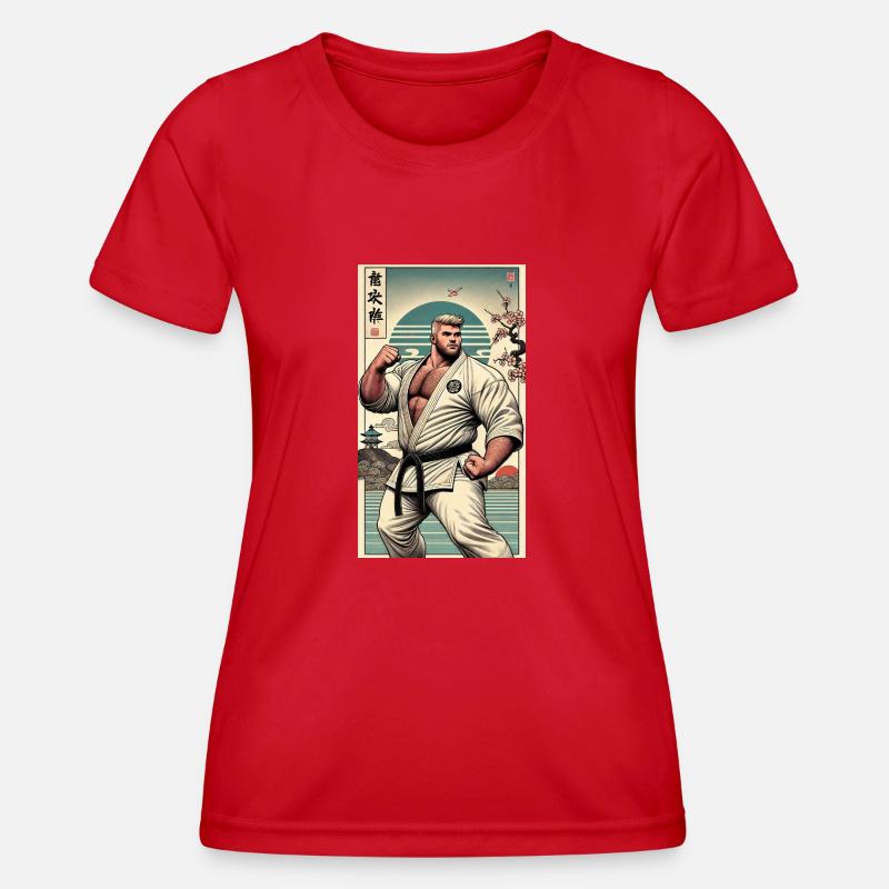 Karate MASTER - Women's Functional T-Shirt - red