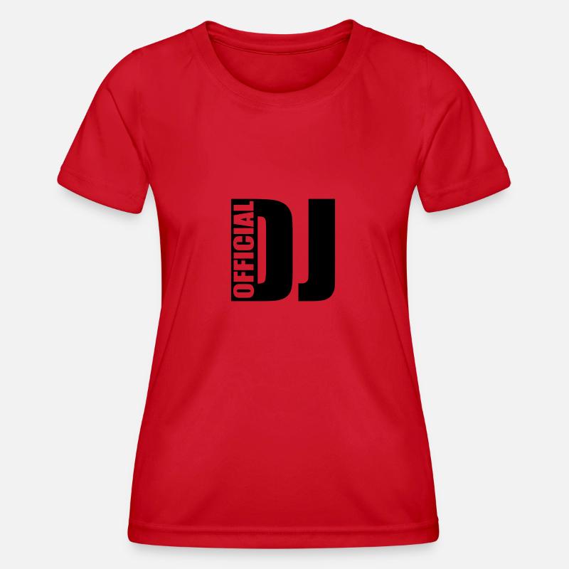 DJ - Women's Functional T-Shirt - red