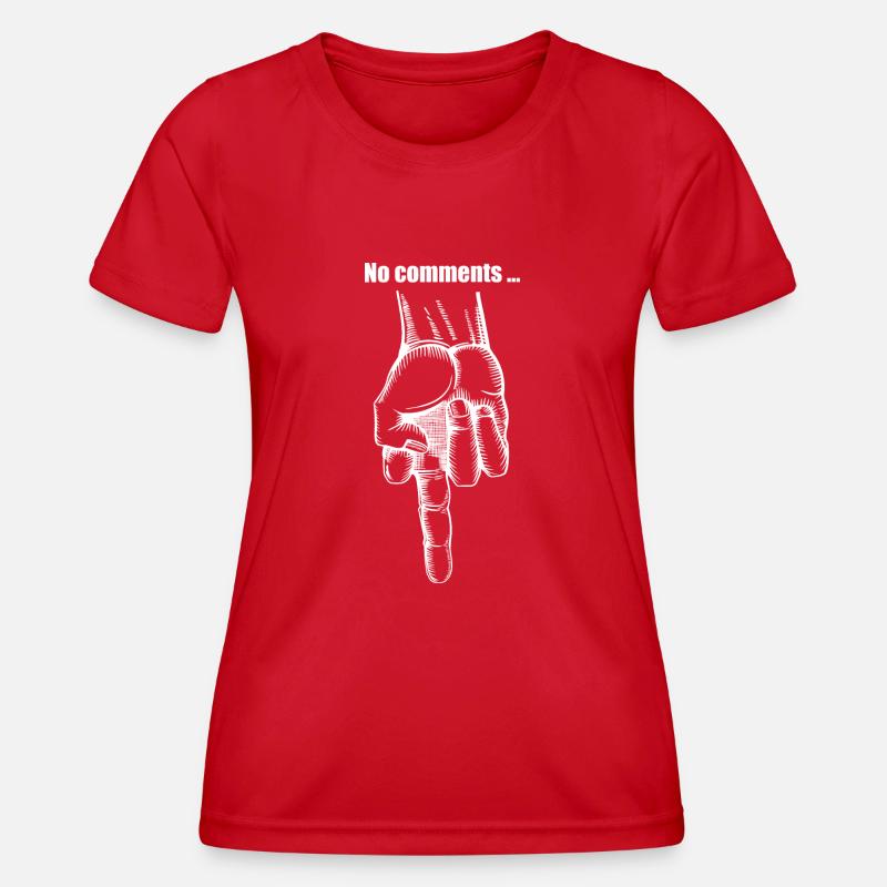 Upside-down world b - Women's Functional T-Shirt - red
