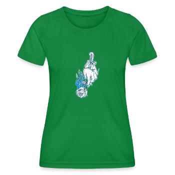 Aidan Rose Design - Frauen Funktions-T-Shirt - Kelly Green - Vorne - AI Model Female 172 dark (172cm)