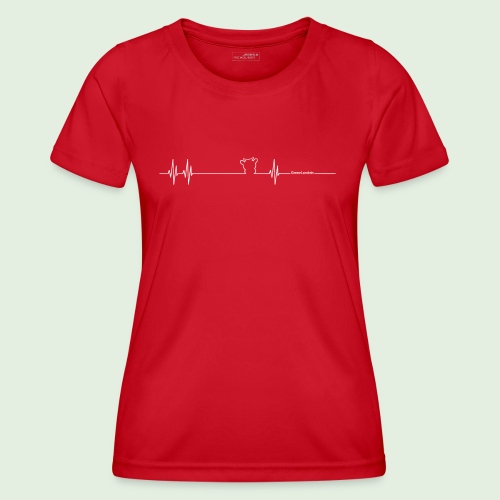 Herzschlag Grenzlandeis - Frauen Funktions-T-Shirt