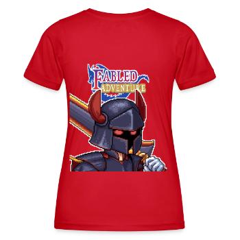 Fabled Adventure - Frauen Funktions-T-Shirt - Rot - Hinten - AI Model Female 172 dark (172cm)
