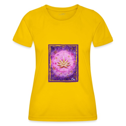 Goldener Lotus - Sonja Ariel von Staden - Frauen Funktions-T-Shirt