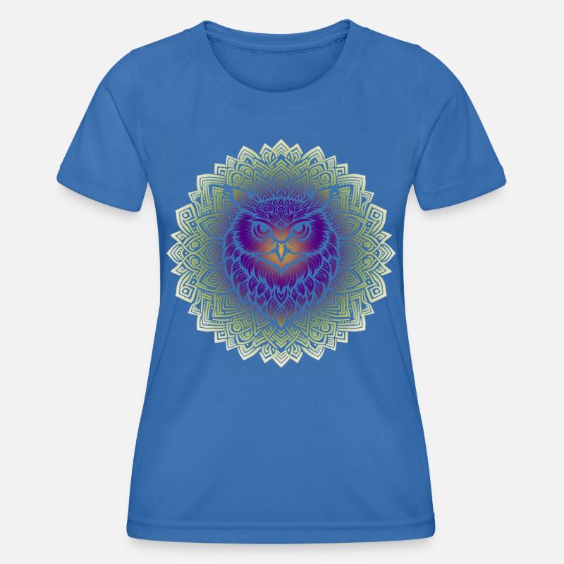 Ancient Wisdom Mandala - Women's Functional T-Shirt - royal blue