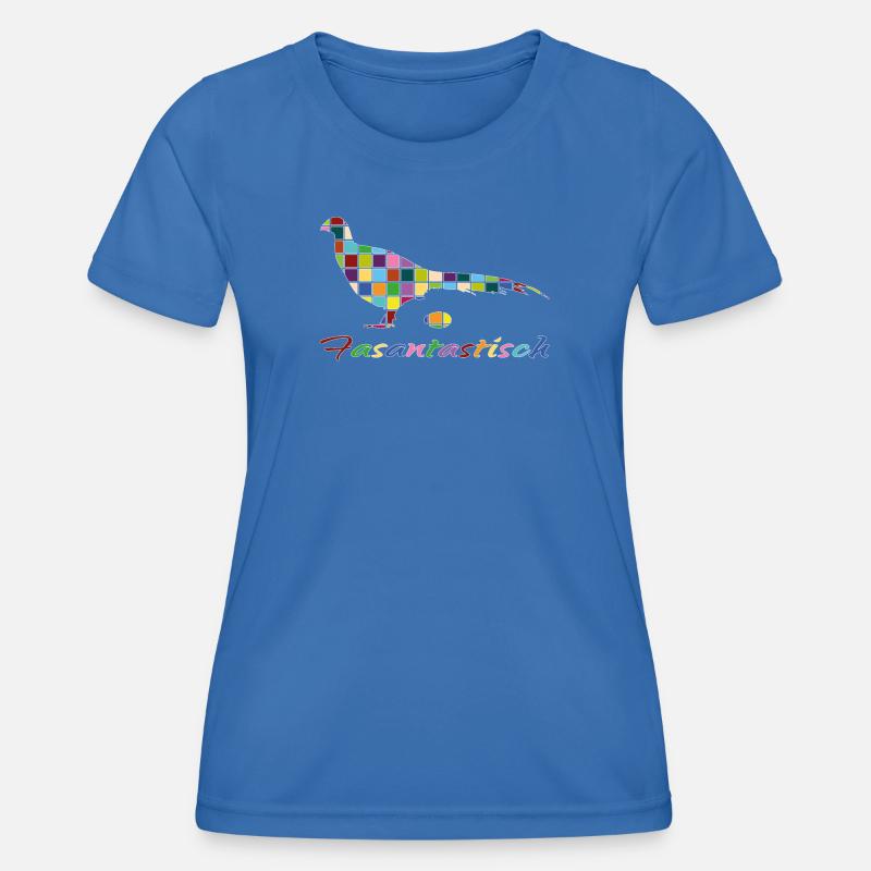 Fantastic pheasant design pheasantastic - Women's Functional T-Shirt - royal blue