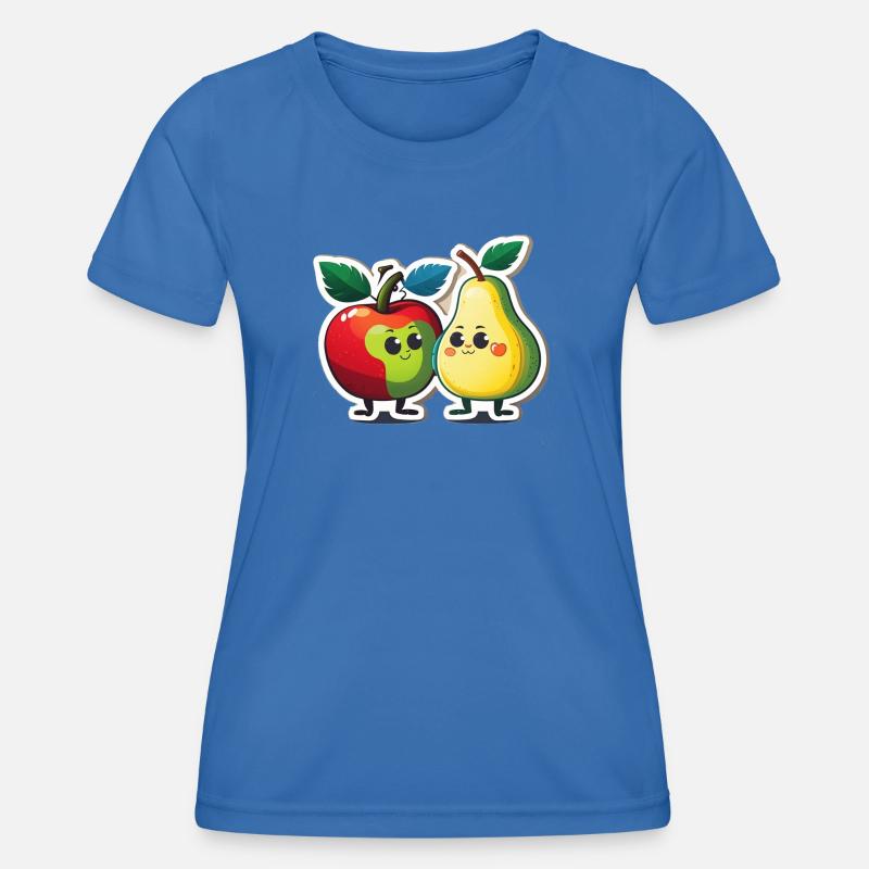 Apple and pear - Women's Functional T-Shirt - royal blue