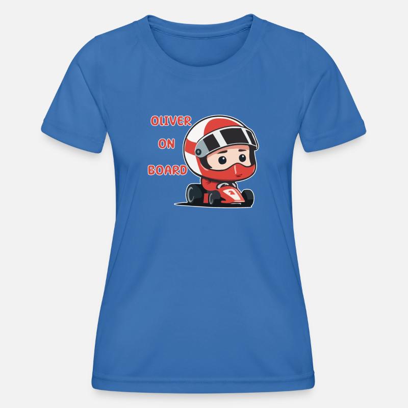 Oliver on board - Women's Functional T-Shirt - royal blue
