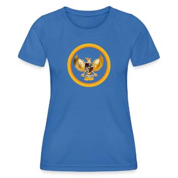 Emblème de l'Indonésie Symbole national indonésien - T-shirt sport Femme - bleu roi - Devant - AI Model Female 172 light (172cm)