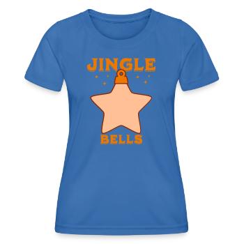 Weihnachts-Design Bells - Frauen Funktions-T-Shirt - Königsblau - Vorne - AI Model Female 172 light (172cm)