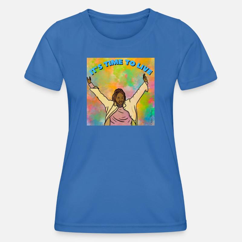 It's time to live - Women's Functional T-Shirt - royal blue