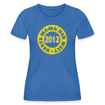 Mama 2012 - Frauen Funktions-T-Shirt - Königsblau - Vorne - AI Model Female 172 light (172cm)