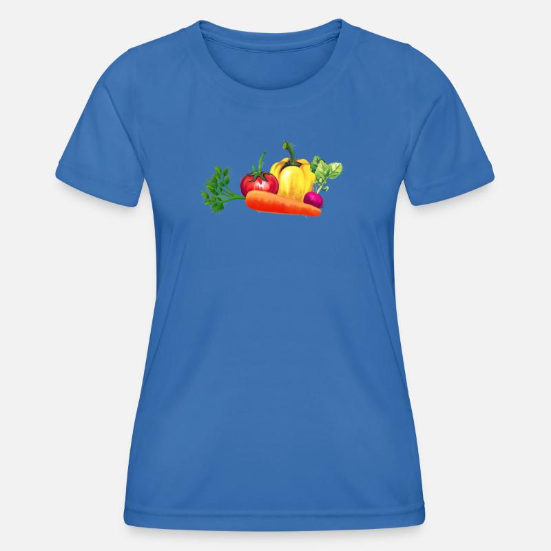 Vegetable - Women's Functional T-Shirt - royal blue