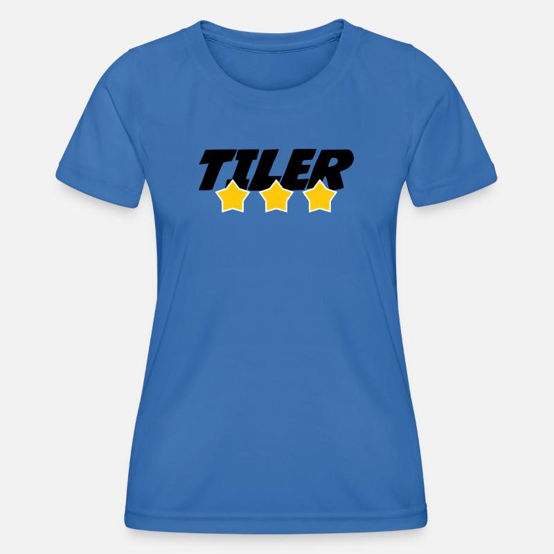 Tiler – pro tile laying precision trade - Women's Functional T-Shirt - royal blue