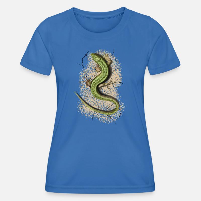 Lizard - Women's Functional T-Shirt - royal blue