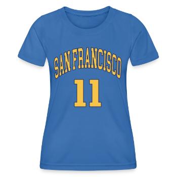 San Francisco 11 - T-shirt sport Femme - bleu roi - Devant - AI Model Female 172 light (172cm)
