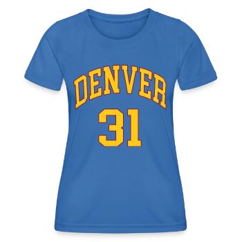 Denver 31 - Frauen Funktions-T-Shirt - Königsblau - Vorne - AI Model Female 172 light (172cm)
