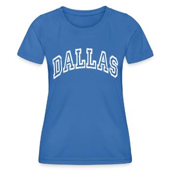 Dallas - T-shirt sport Femme - bleu roi - Devant - AI Model Female 172 light (172cm)