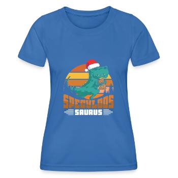 Speculoos Saurus - Frauen Funktions-T-Shirt - Königsblau - Vorne - AI Model Female 172 light (172cm)