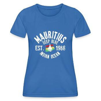 Mauritius deep blue - Women's Functional T-Shirt - royal blue - Front - AI Model Female 172 light (172cm)
