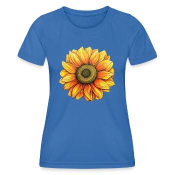 Tournesol - T-shirt sport Femme - bleu roi - Devant - AI Model Female 172 light (172cm)