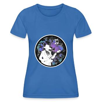 Gitarrist - Frauen Funktions-T-Shirt - Königsblau - Vorne - AI Model Female 172 light (172cm)