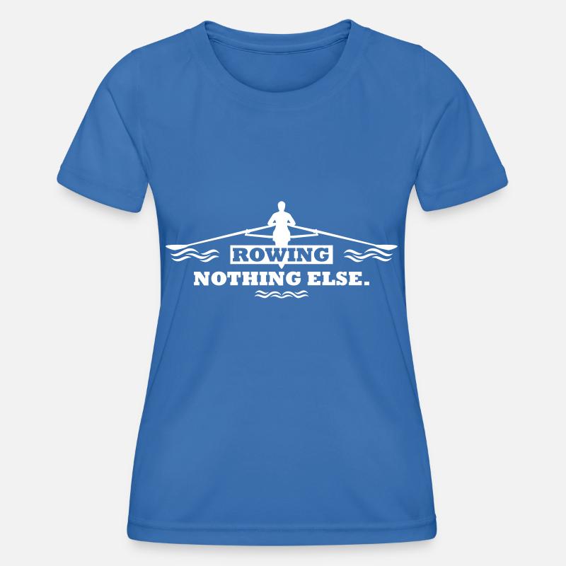 rowing nothing else Rudern Skull Boot Skiff - Women's Functional T-Shirt - royal blue