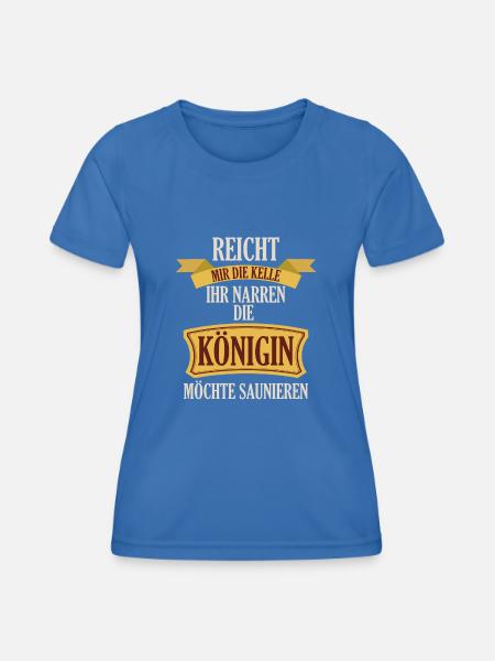 Cool Sauna Saunieren Saunaliebhaber Geschenk 0295 - Frauen Funktions-T-Shirt - Königsblau