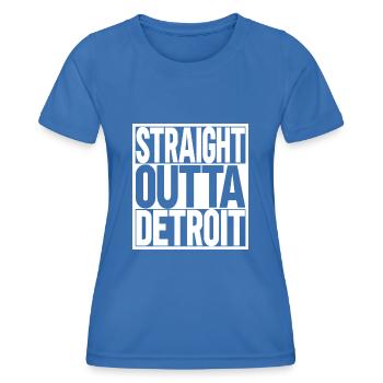 Detroit - T-shirt sport Femme - bleu roi - Devant - AI Model Female 172 light (172cm)