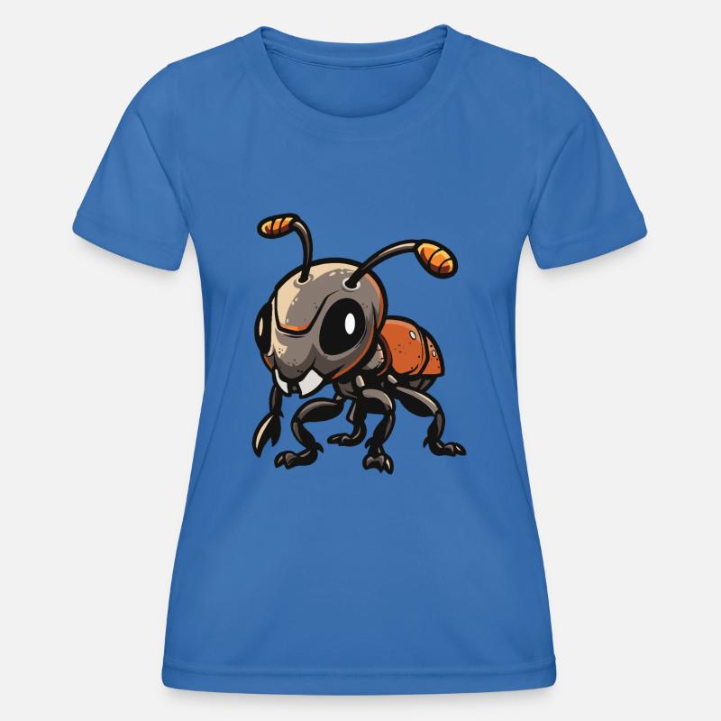 Ant Comic - Women's Functional T-Shirt - royal blue