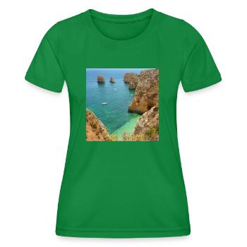 Ponta da piedade - Lagos - T-shirt sport Femme - vert - Devant - AI Model Female 172 dark (172cm)