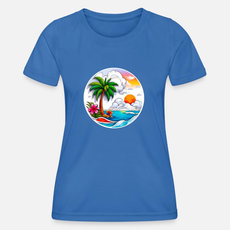 Ready for a holiday - Women's Functional T-Shirt - royal blue