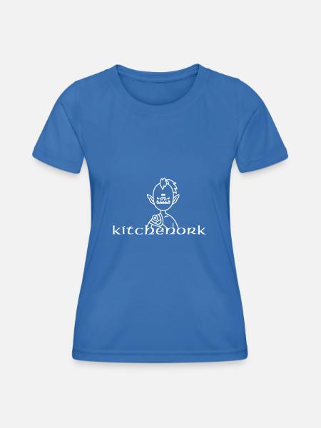 Küchenork / Mampfmaschine - Frauen Funktions-T-Shirt - Königsblau