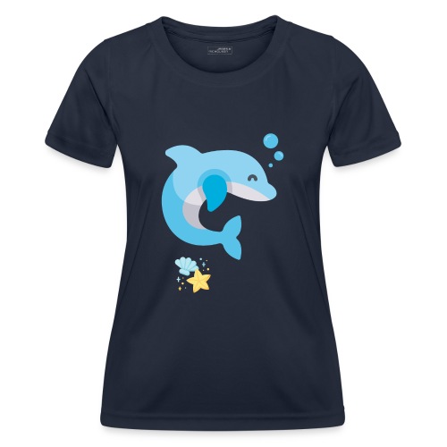 Sea dolphin - Women's Functional T-Shirt