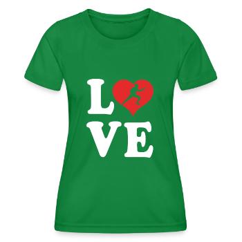 Fechten - Frauen Funktions-T-Shirt - Kelly Green - Vorne - AI Model Female 172 dark (172cm)