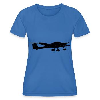 Avion pilote de katana avion avion à moteur - T-shirt sport Femme - bleu roi - Devant - AI Model Female 172 light (172cm)