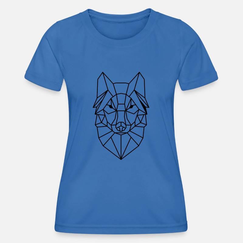 wolf - Women's Functional T-Shirt - royal blue
