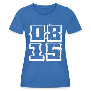 0815 null huit-quinze idiome - T-shirt sport Femme - bleu roi - Devant - AI Model Female 172 light (172cm)
