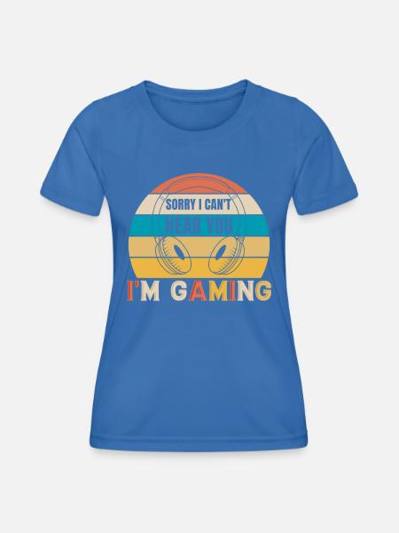 In gaming - Gamer Design retro - Women's Functional T-Shirt - royal blue