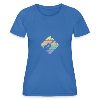 Ukulele - T-shirt sport Femme - bleu roi - Devant - AI Model Female 172 light (172cm)