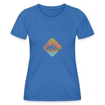 Berg - T-shirt sport Femme - bleu roi - Devant - AI Model Female 172 light (172cm)
