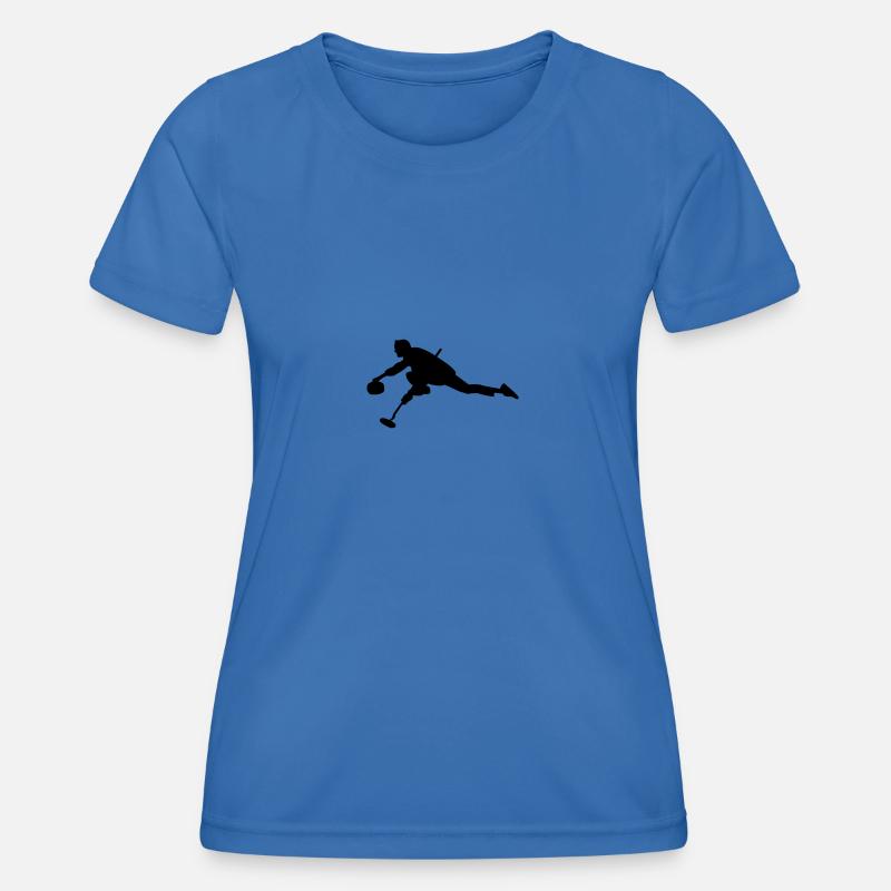 Curling - Women's Functional T-Shirt - royal blue
