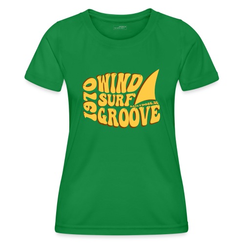 Windsurf Groove - Frauen Funktions-T-Shirt