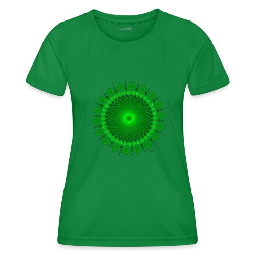 Verde psichedelico - Maglietta sportiva per donna