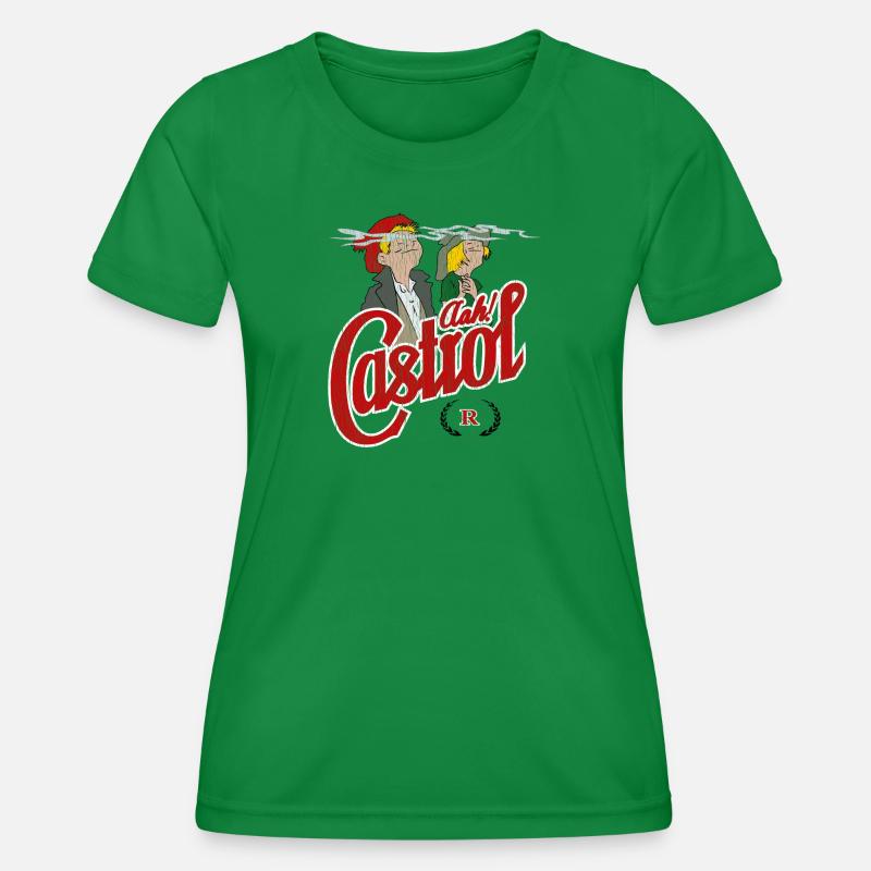 Aah Castrol R. - Women's Functional T-Shirt - kelly green