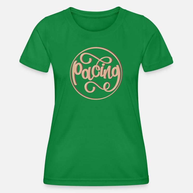 Pacing - Women's Functional T-Shirt - kelly green